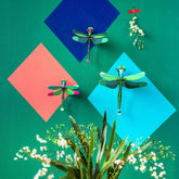 Set da 3 Mini Insetti Decorativi - Dragonflies 
