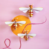 Set da 3 Mini Insetti Decorativi - Honey Bees Insetto Decorativo studio ROOF 