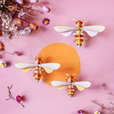 Set da 3 Mini Insetti Decorativi - Honey Bees Insetto Decorativo studio ROOF 