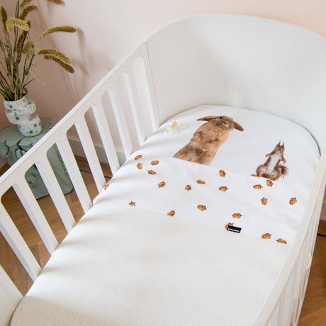 Snurk Completo Letto per Bimbi in Percalle di Cotone - FurryFriends Lenzuola Bimbi Snurk