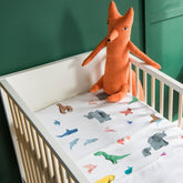 Snurk Completo Letto per Bimbi in Percalle di Cotone - Paper Zoo Lenzuola Bimbi Snurk