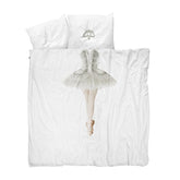 Completo Copripiumino in Puro Cotone - Ballerina Copripiumino Snurk 1 Piazza e Mezza 200x220