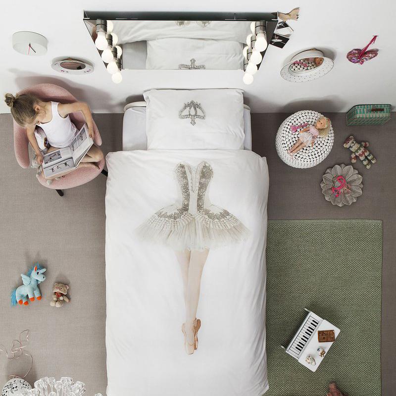 Completo Copripiumino in Puro Cotone - Ballerina Copripiumino Snurk