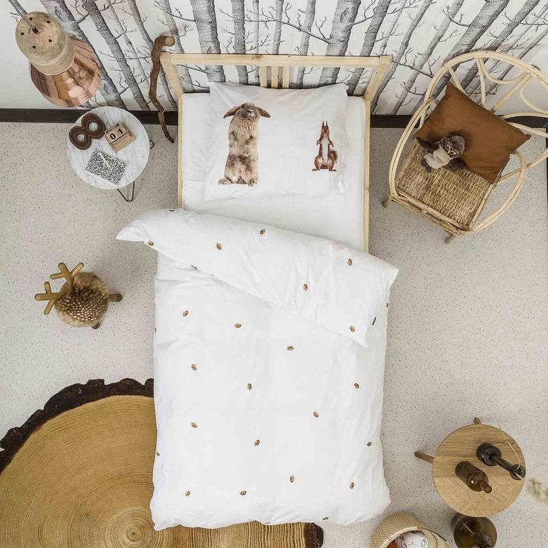 Completo Copripiumino in Puro Cotone - FurryFriends Copripiumino Snurk