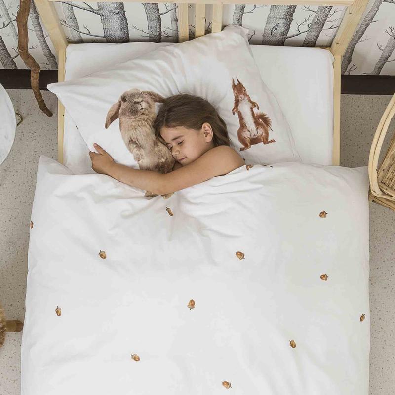 Completo Copripiumino in Puro Cotone - FurryFriends Copripiumino Snurk