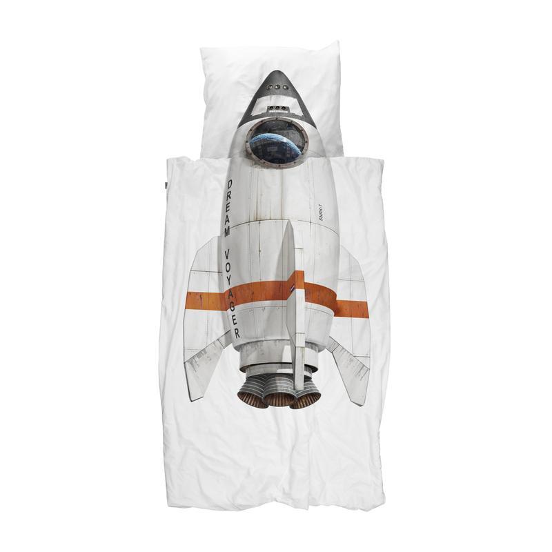 Completo Copripiumino in Puro Cotone - Razzo Copripiumino Snurk Singolo 140x220 STANDARD EUROPA