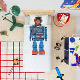 Snurk Parure Copripiumino in Puro Cotone - Robot Copripiumino Snurk