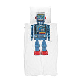 Snurk Parure Copripiumino in Puro Cotone - Robot Copripiumino Snurk Singolo 155x220 STANDARD ITALIA - IN ESCLUSIVA!