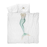 Parure Copripiumino in Puro Cotone - Sirena Copripiumino Snurk 1 Piazza e Mezza 200x220
