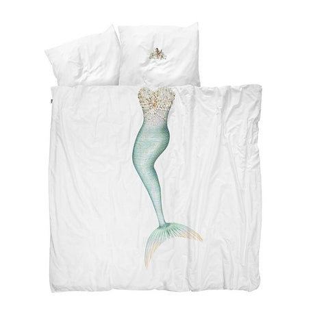 Parure Copripiumino in Puro Cotone - Sirena Copripiumino Snurk 1 Piazza e Mezza 200x220