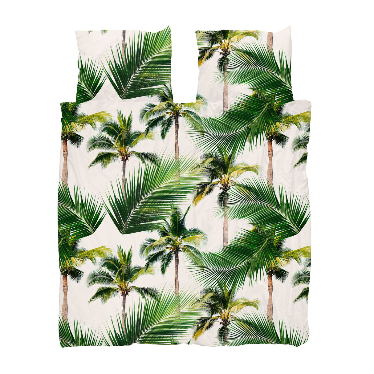 Snurk Parure Copripiumino in Puro Cotone - Spiaggia di Palme Copripiumino Snurk 1 Piazza e Mezza 200x220