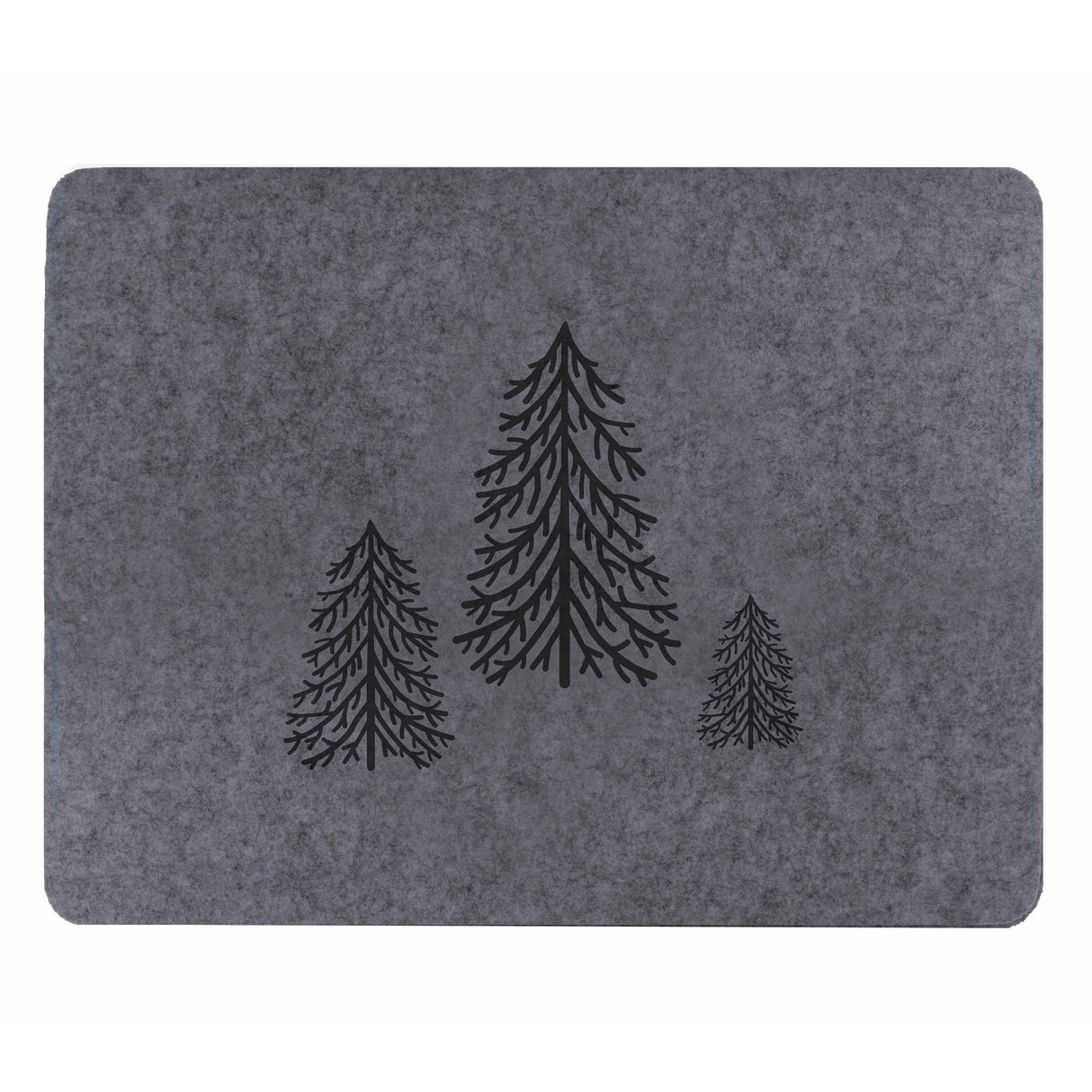 Sottopiatto in Feltro - Abete Daunex Rettangolare 45x35cm Antracite