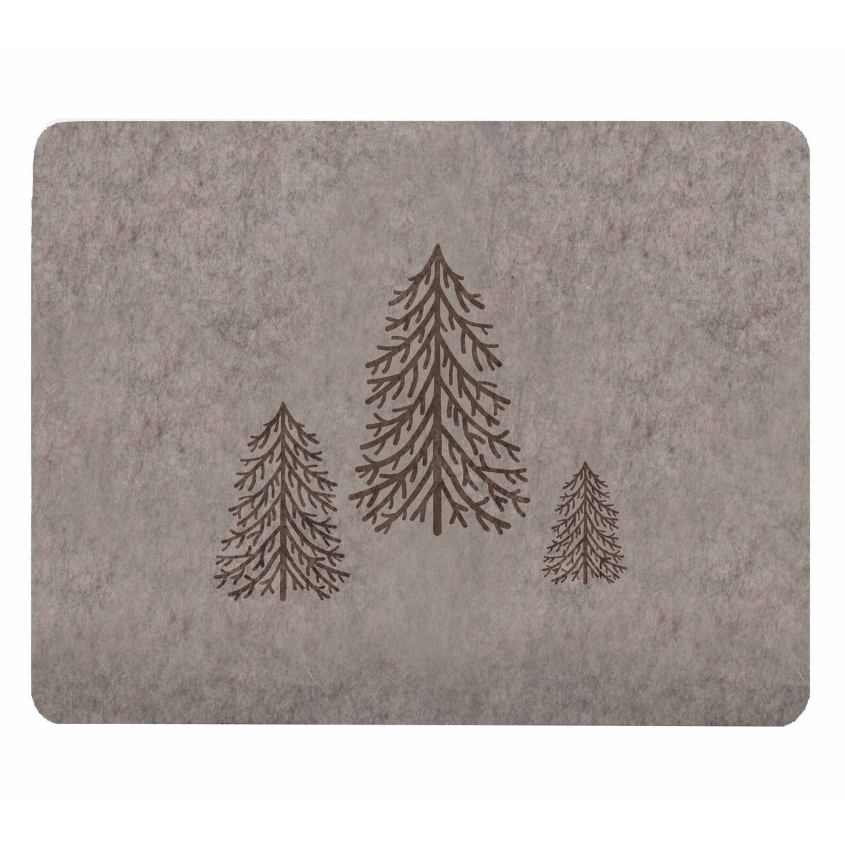 Sottopiatto in Feltro - Abete Daunex Rettangolare 45x35cm Tortora