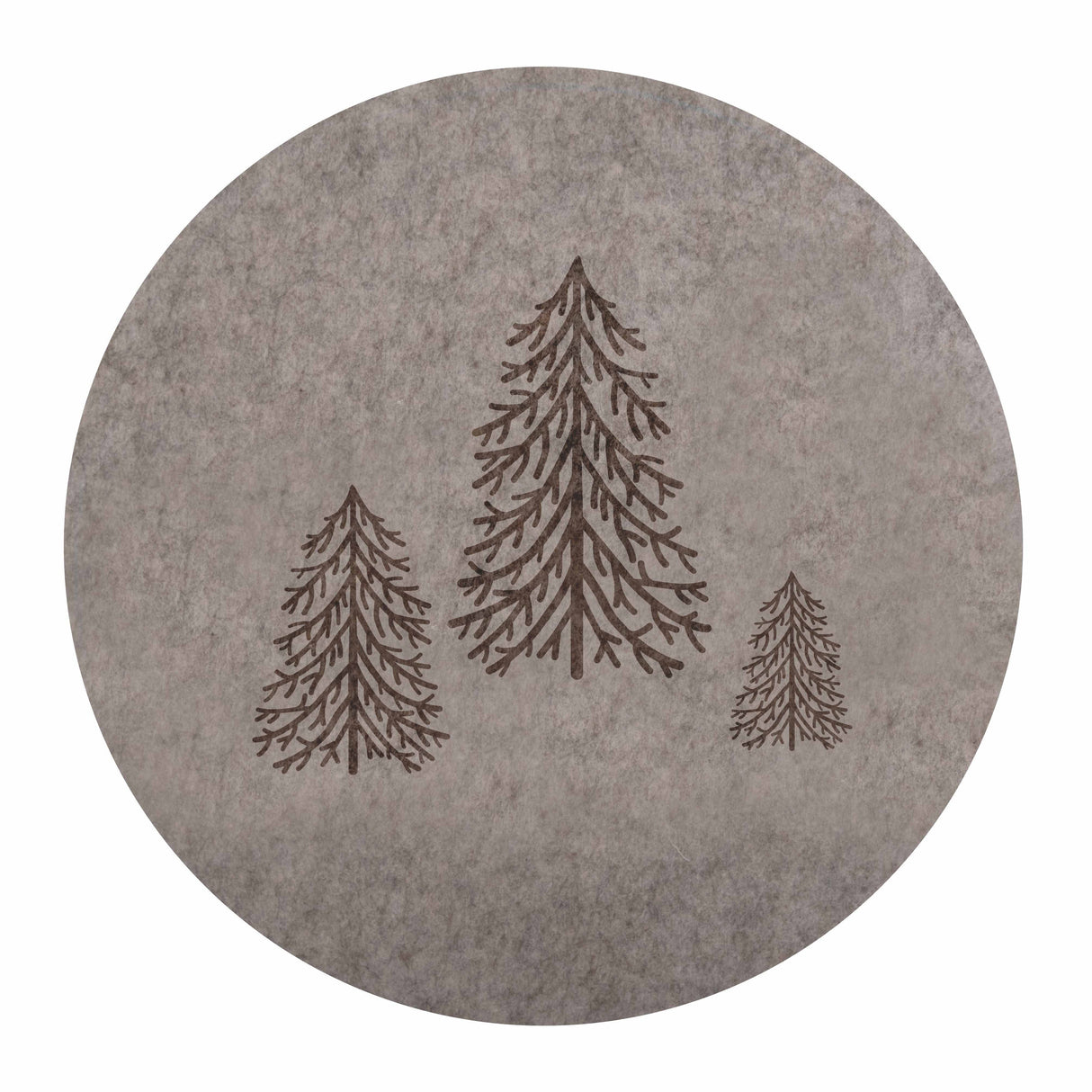 Sottopiatto in Feltro - Abete Daunex Rotondo 38cm Tortora