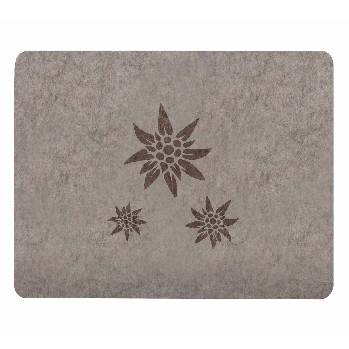 Sottopiatto in Feltro - Edelweiss Daunex Rettangolare 45x35cm Tortora