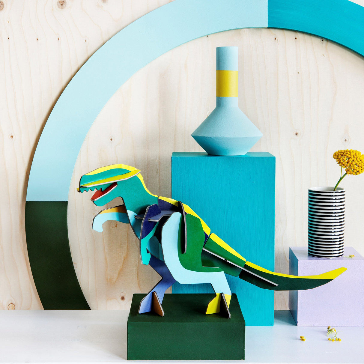 T-Rex Gigante Decorativo in 3D - Giant T-Rex Animale Decorativo 3d studio ROOF