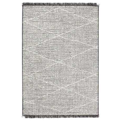 Tappeto Arredo Motivo Geometrico - Tweed Tappeto Vivaraise 60x110 Nero