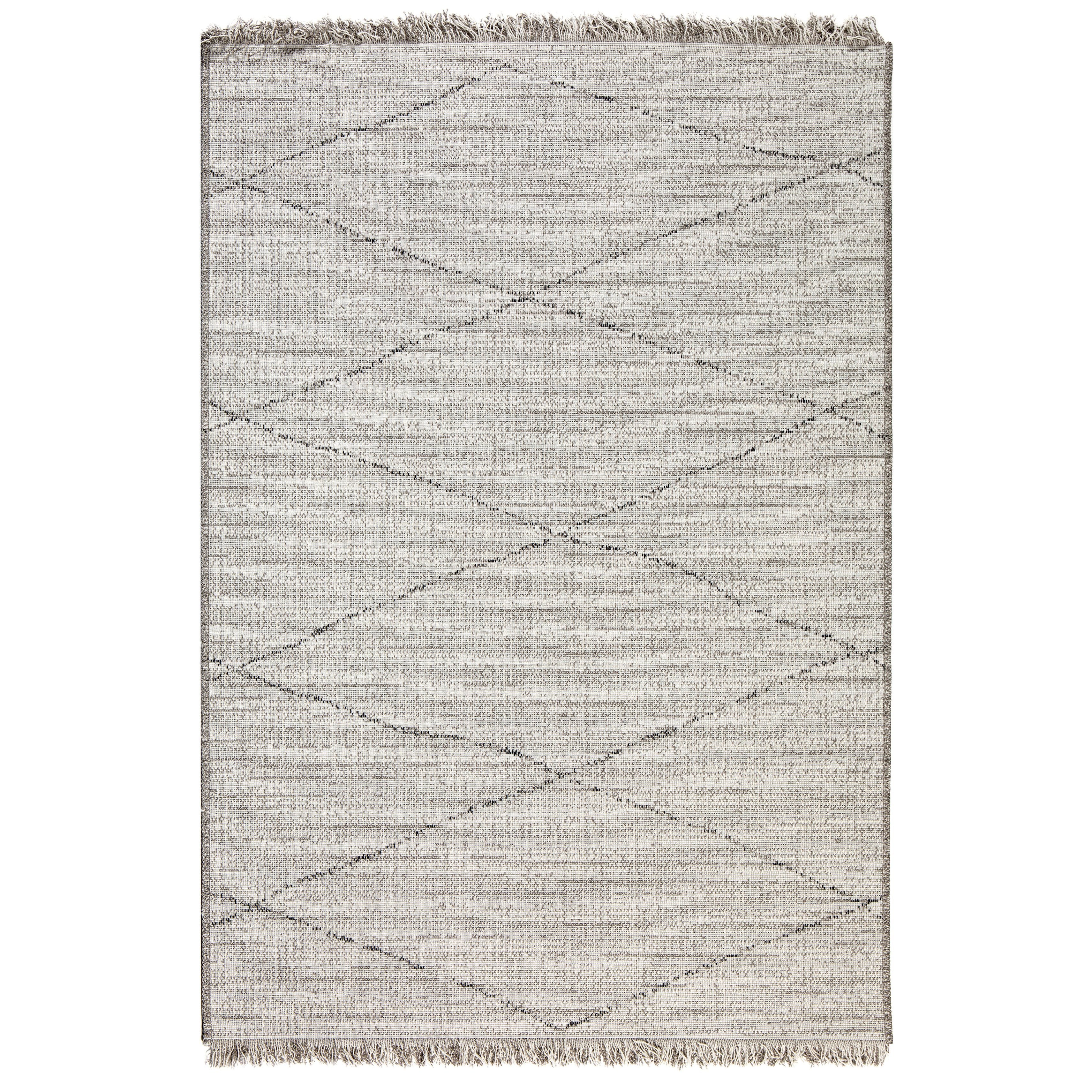 Tappeto Arredo Motivo Geometrico - Tweed Tappeto Vivaraise 60x110 Perla