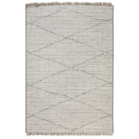 Tappeto Arredo Motivo Geometrico - Tweed Tappeto Vivaraise 60x110 Perla