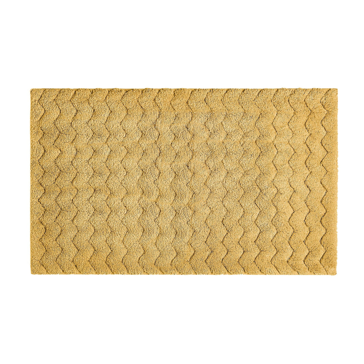 Tappeto in Cotone con Supporto Antiscivolo - Chevron Tappeto Sorema 50x80cm Curry
