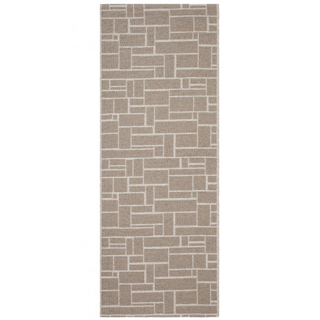 Tappeto in PVC - Dama Tappeto Swedy 60x120 cm Beige