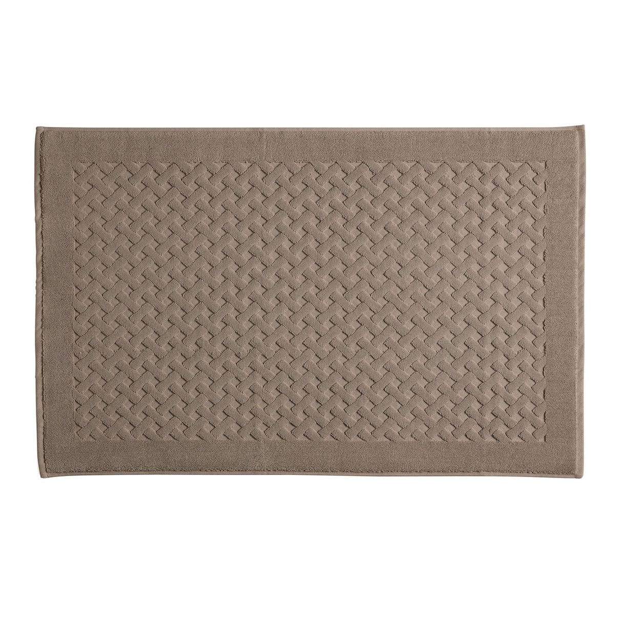 Tappeto in Spugna di Puro Cotone Tinta Unita - Perla Tappeto Lisola 60x90 Marrone (Riccio)