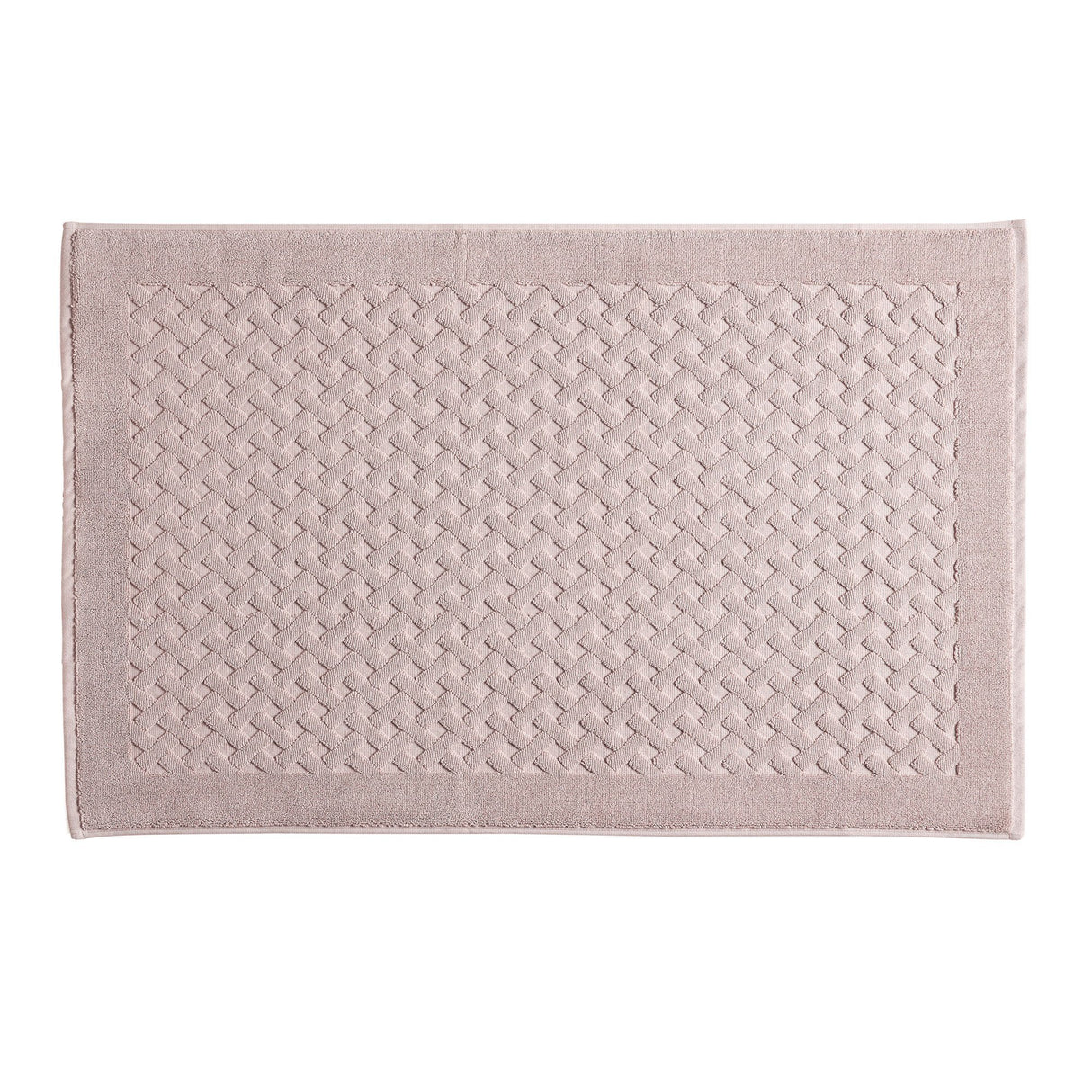 Tappeto in Spugna di Puro Cotone Tinta Unita - Perla Tappeto Lisola 60x90 Rosa (Incenso)