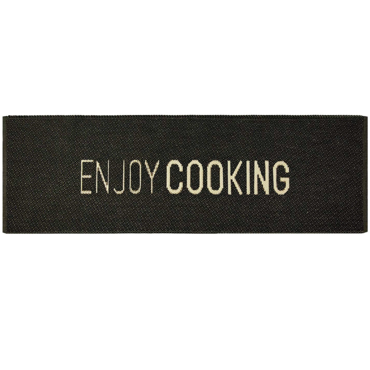 Tappeto per Cucina Fantasia Stampata - Enjoy Cooking Tappeto Marinette Saint-Tropez Nero
