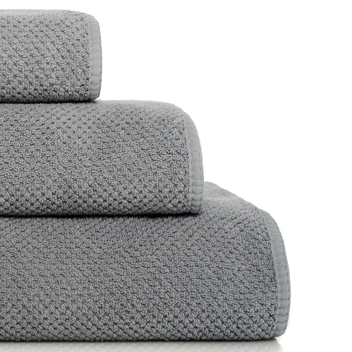 Telo bagno in Spugna di cotone pettinato nido d'ape - Bee Waffle Telo Spugna Graccioza Telo Doccia Acciaio