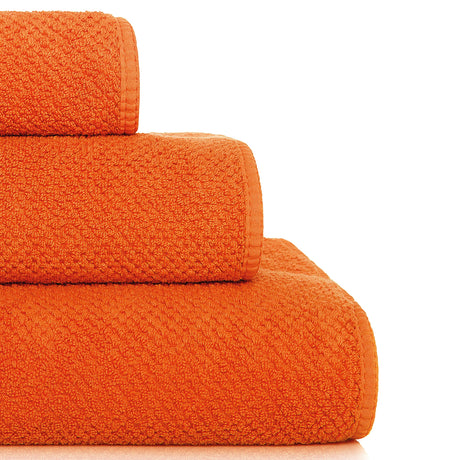 Telo bagno in Spugna di cotone pettinato nido d'ape - Bee Waffle Telo Spugna Graccioza Telo Doccia Arancione