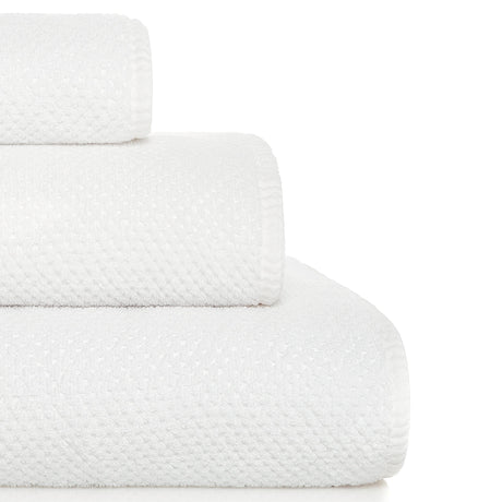 Telo bagno in Spugna di cotone pettinato nido d'ape - Bee Waffle Telo Spugna Graccioza Telo Doccia Bianco