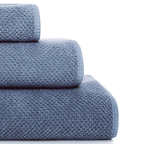 Telo bagno in Spugna di cotone pettinato nido d'ape - Bee Waffle Telo Spugna Graccioza Telo Doccia Cobalto