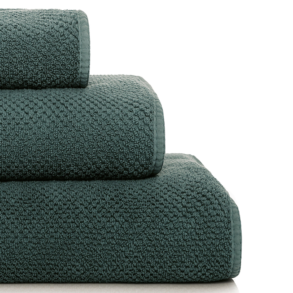 Telo bagno in Spugna di cotone pettinato nido d'ape - Bee Waffle Telo Spugna Graccioza Telo Doccia Muschio