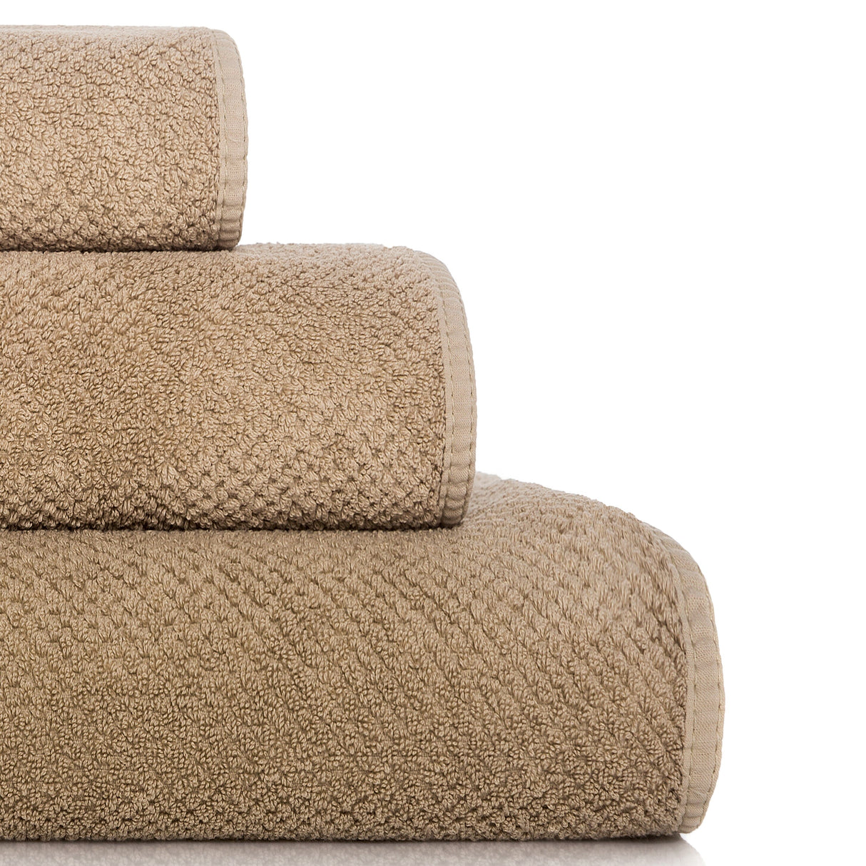 Telo bagno in Spugna di cotone pettinato nido d'ape - Bee Waffle Telo Spugna Graccioza Telo Doccia Pietra