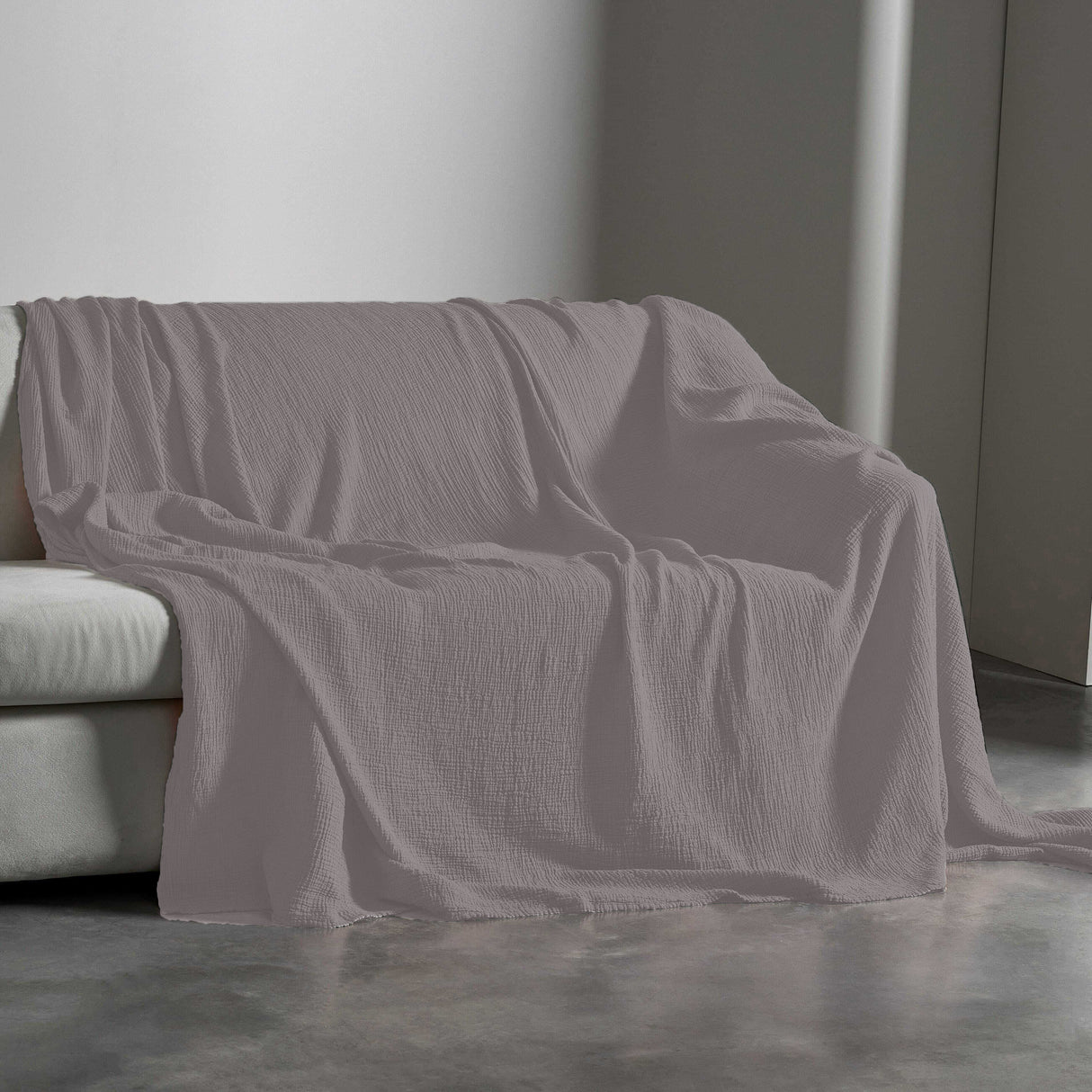 Telo Copritutto in Puro Cotone Jacquard no Stiro - Lasa Telo Copritutto Lisola Matrimoniale Tempesta