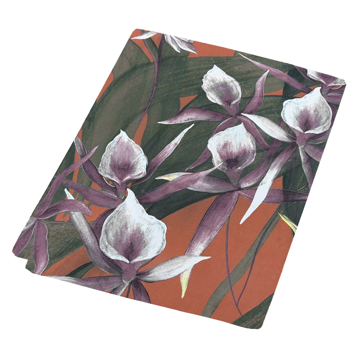 Telo Copritutto in Raso Di Cotone Fantasia Floreale - Amazzonia Telo Copritutto Fazzini Singolo Copper