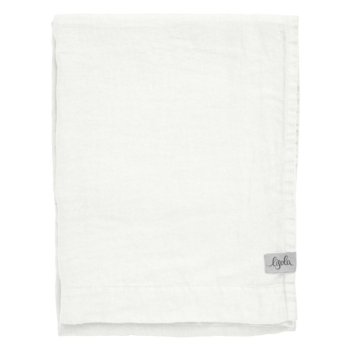 Telo da Bagno in Panamà di puro Lino - Panamà Telo spugna Lisola Bianco