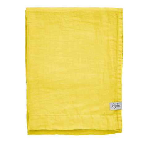 Telo da Bagno in Panamà di puro Lino - Panamà Telo spugna Lisola Giallo (Camomilla)