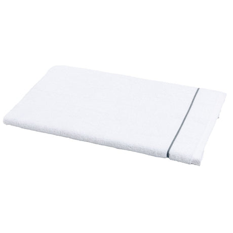 Telo da Bagno in Spugna con bacchetta - Atollo Telo spugna Dea Bianco/Grigio