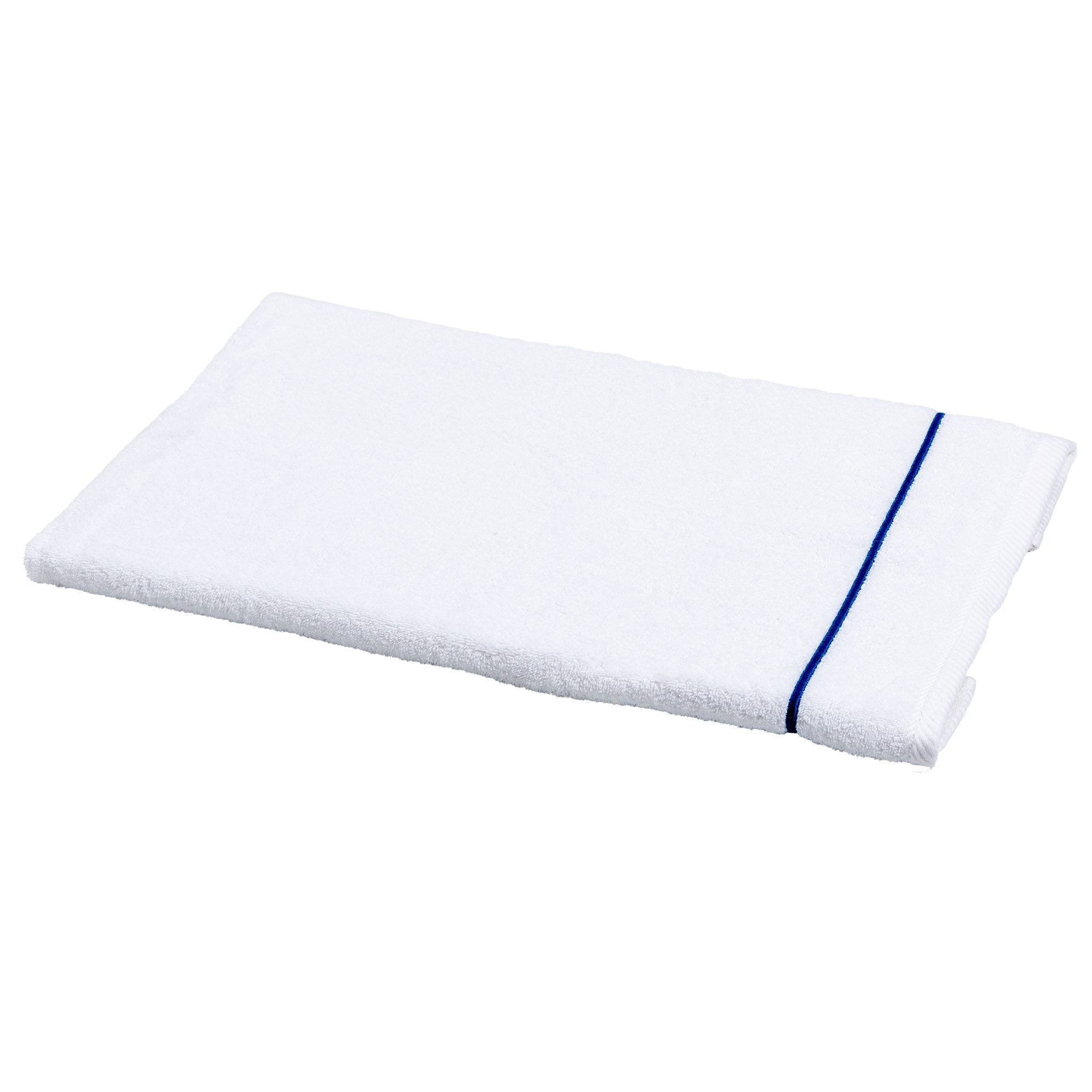 Telo da Bagno in Spugna con bacchetta - Atollo Telo spugna Dea Bianco/Verde Pavone