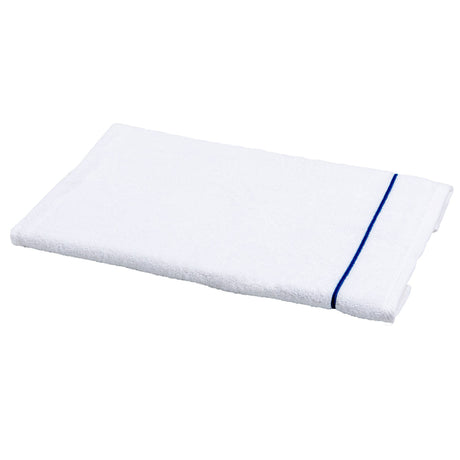 Telo da Bagno in Spugna con bacchetta - Atollo Telo spugna Dea Bianco/Verde Pavone