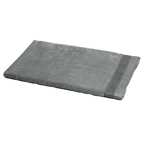 Telo da Bagno in Spugna con balza in raso e pizzo - Brio Telo spugna Dea Grigio