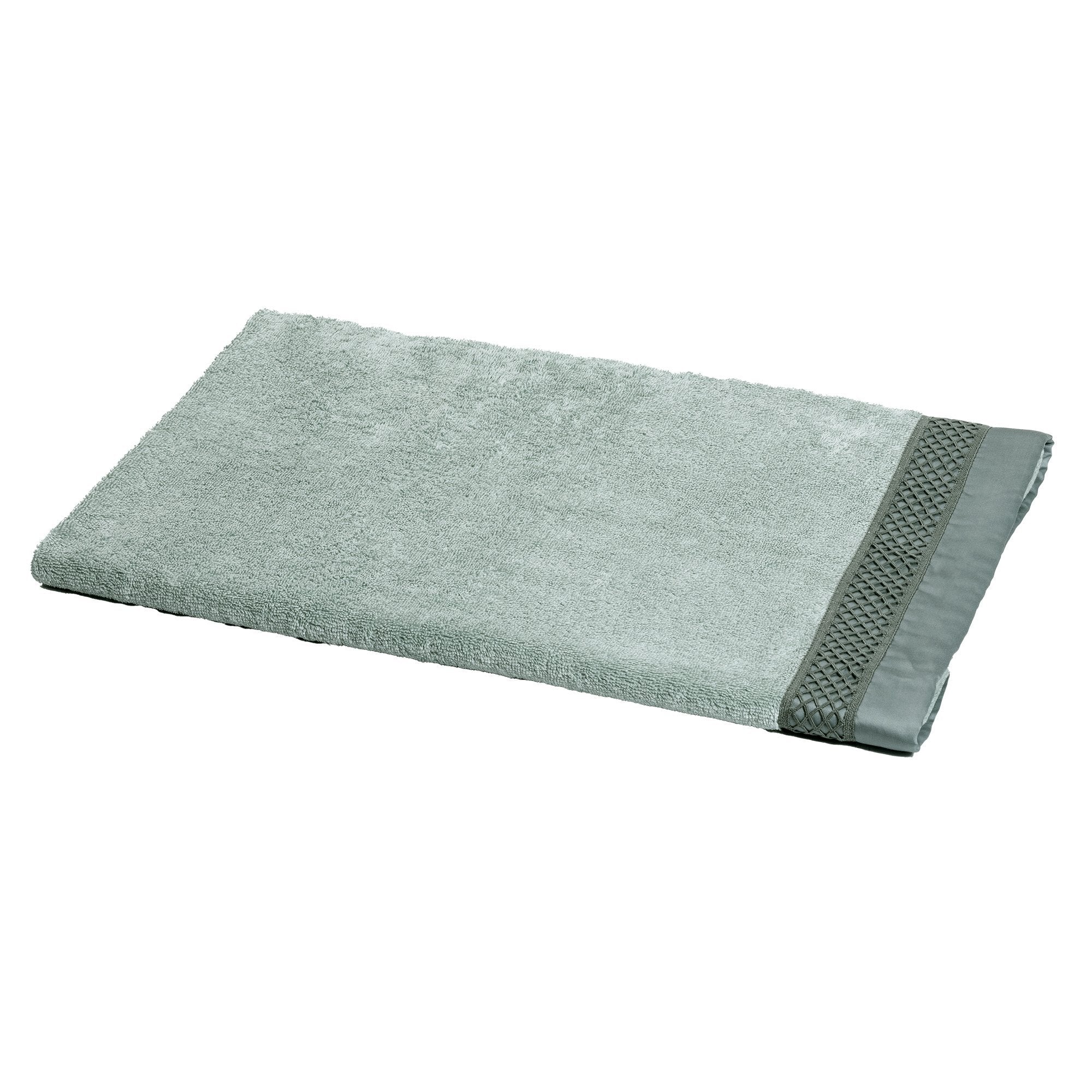 Telo da Bagno in Spugna con balza in raso e pizzo - Brio Telo spugna Dea Laguna