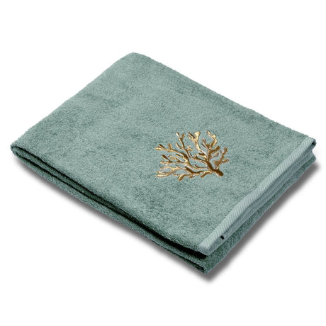 Telo da Bagno in Spugna di Cotone con Applicazione - Coralli Telo spugna Dea Carta da Zucchero