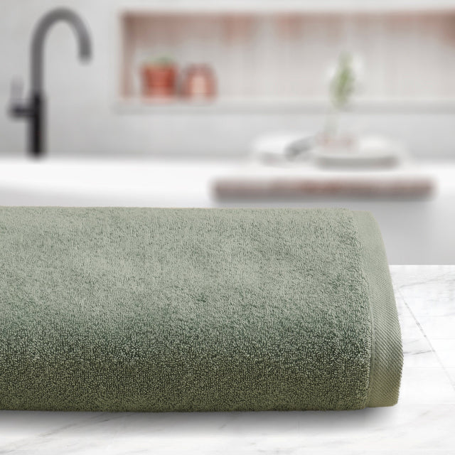 Telo da bagno in Spugna di Cotone Tinta Unita - Perla Telo spugna Lisola