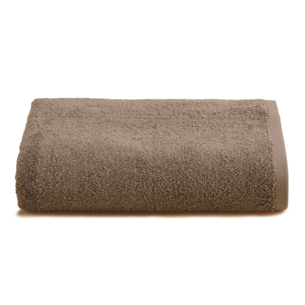 Telo da bagno in Spugna di Cotone Tinta Unita - Perla Telo spugna Lisola Marrone (Riccio)