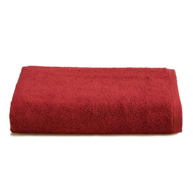 Telo da bagno in Spugna di Cotone Tinta Unita - Perla Telo spugna Lisola Rosso (Valenza)