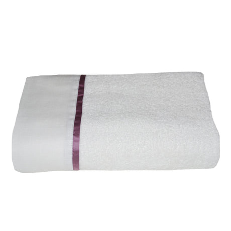 Telo da Bagno in Spugna Doppio Bordo Lino/Raso Telo spugna Creole Home