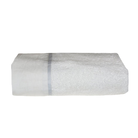 Telo da Bagno in Spugna Doppio Bordo Lino/Raso Telo spugna Creole Home