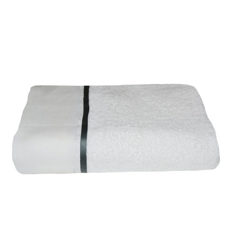 Telo da Bagno in Spugna Doppio Bordo Lino/Raso Telo spugna Creole Home